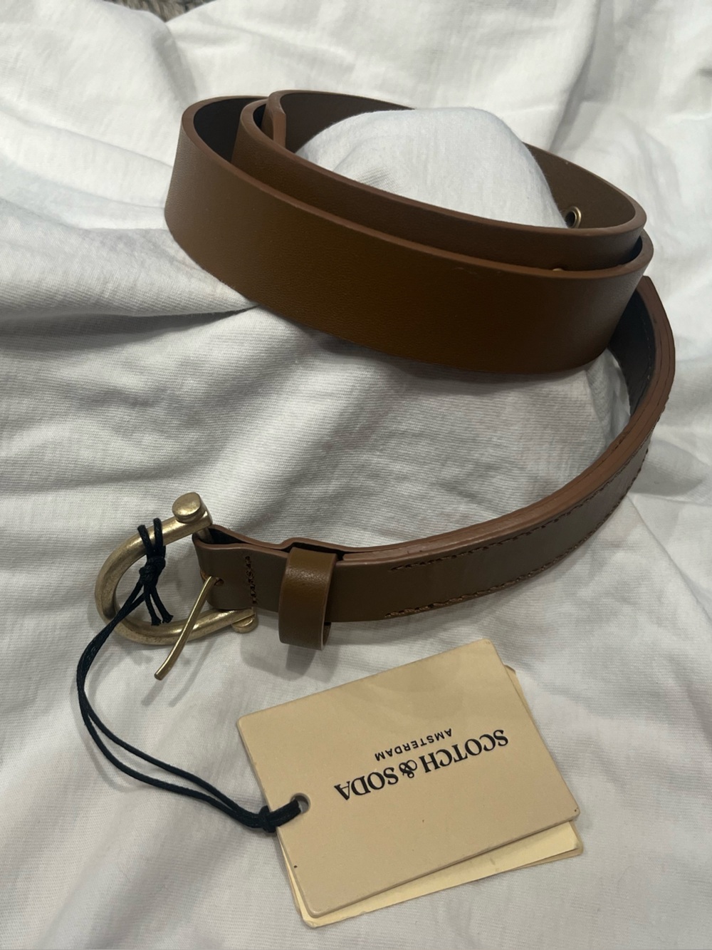 SCOTCH & SODA LEATHER BELT